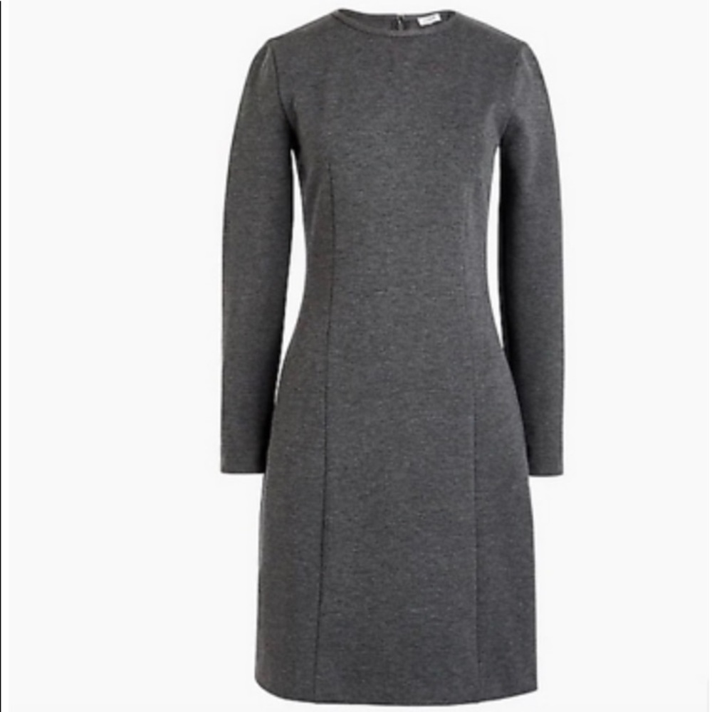 J Crew dress, gray, size 4. New with tags.